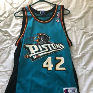 Champion Hardwood Classic Detroit Pistons Jersey